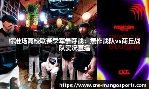 标准场高校联赛季军争夺战:焦作战队vs商丘战队实况直播